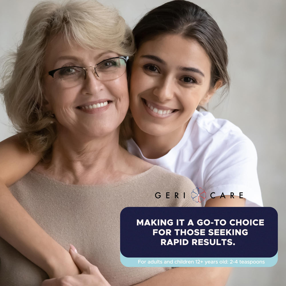 GeriCare Milk of Magnesia on the kitchen counter communicates daily digestive support