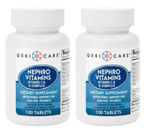 GeriCare Nephro Vitamin C & B Complex bottle with label