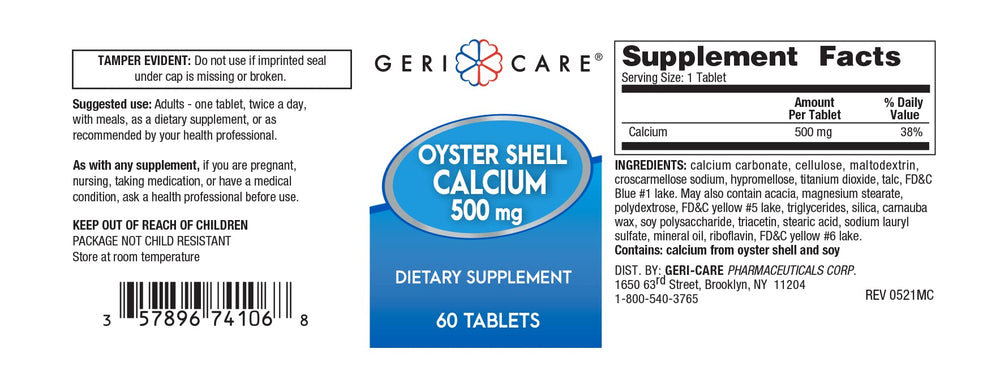 Close-up of ingredients and label