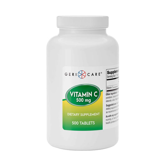 GeriCare Vitamin C 500 mg bottle front