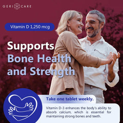 Immune support and calcium absorption with GeriCare Vitamin D