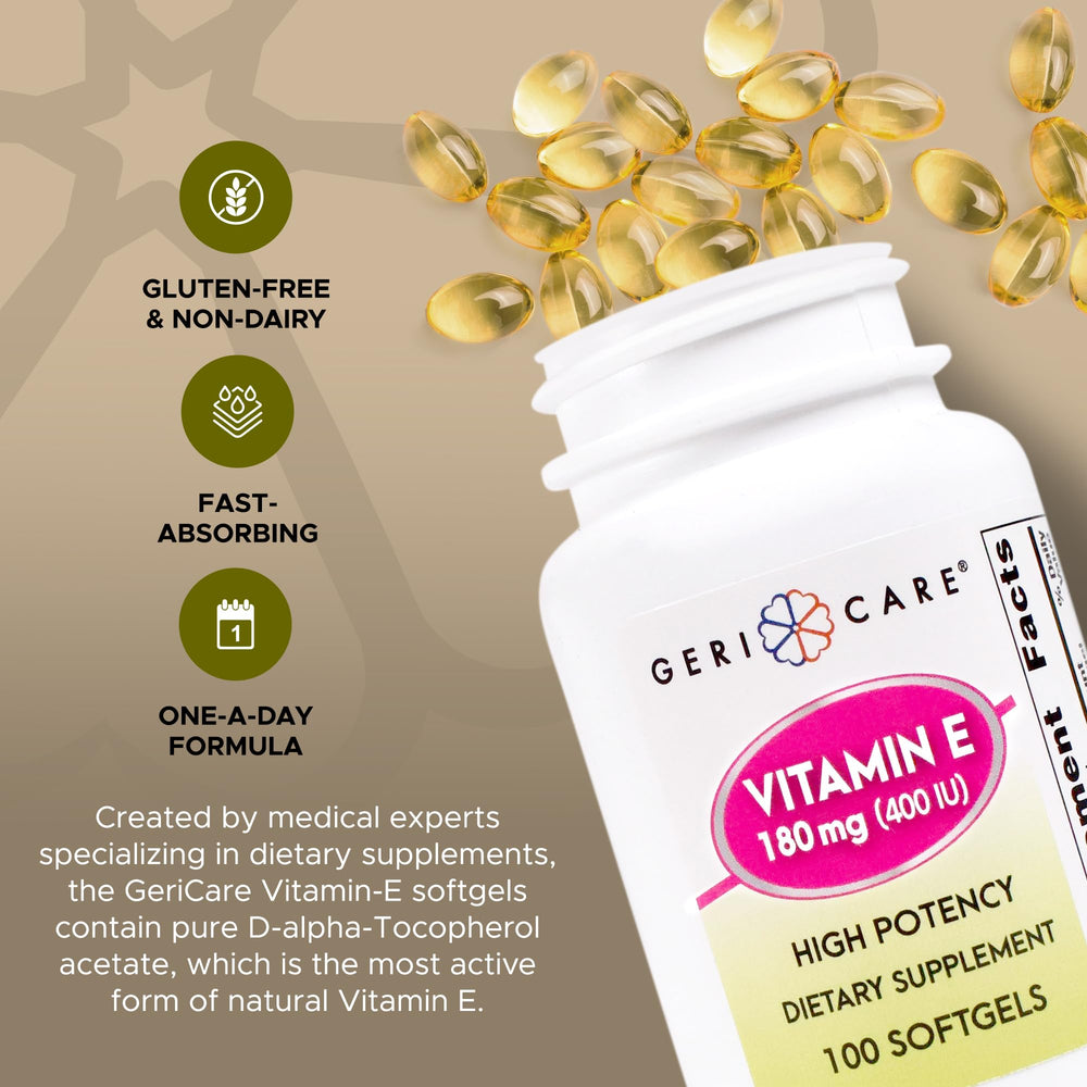 D-alpha Tocopherol acetate Vitamin E softgels