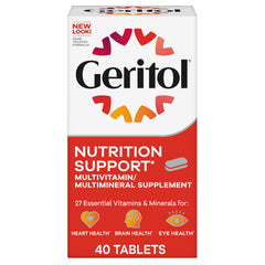 Geritol Multivitamin bottle with front label