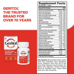 Close-up of Geritol Multivitamin tablets