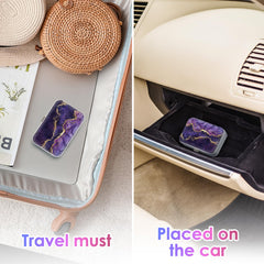 Purple marble packaging of Gerkia portable floss case