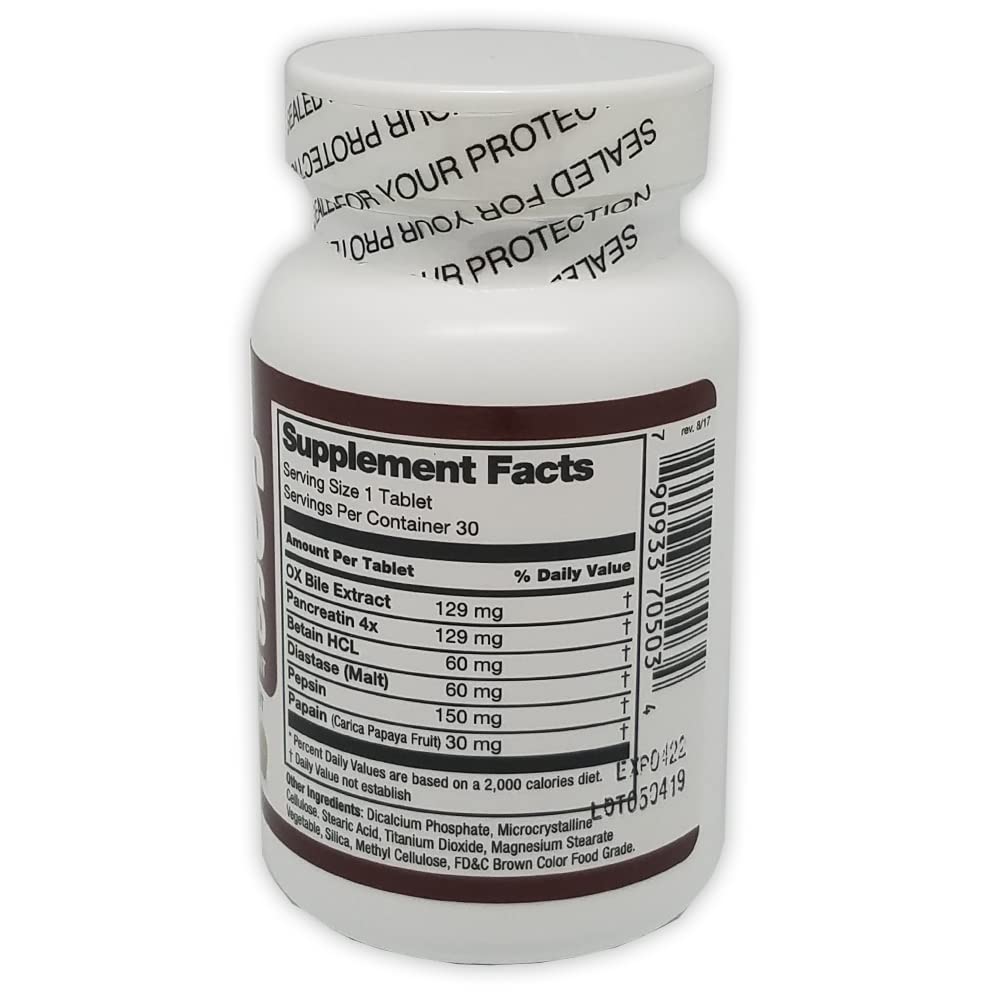 Close-up of Germa Bile Salts tablets
