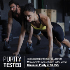 Nutritional information on bottle label