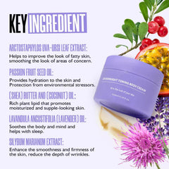 Get Dream Overnight Toning Whip texture swirl demonstrates luxurious absorption.