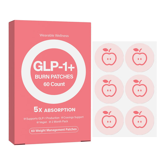 Ggvlab GLP-1 patch applied to clean inner wrist