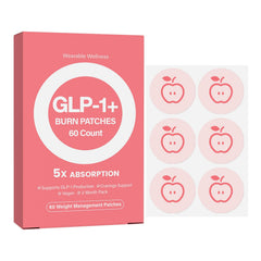 Ggvlab GLP-1 patch applied to clean inner wrist