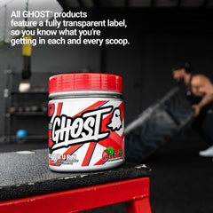 GHOST Burn ingredients list highlights key actives and caffeine