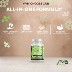 All-in-one digestive supplement product label