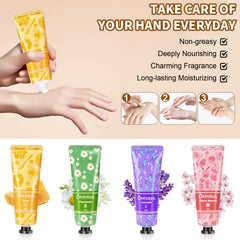 Natural hand cream with shea butter and aloe extract