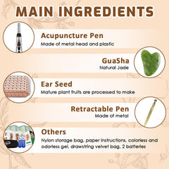 Exquisite gift box packaging for acupuncture set