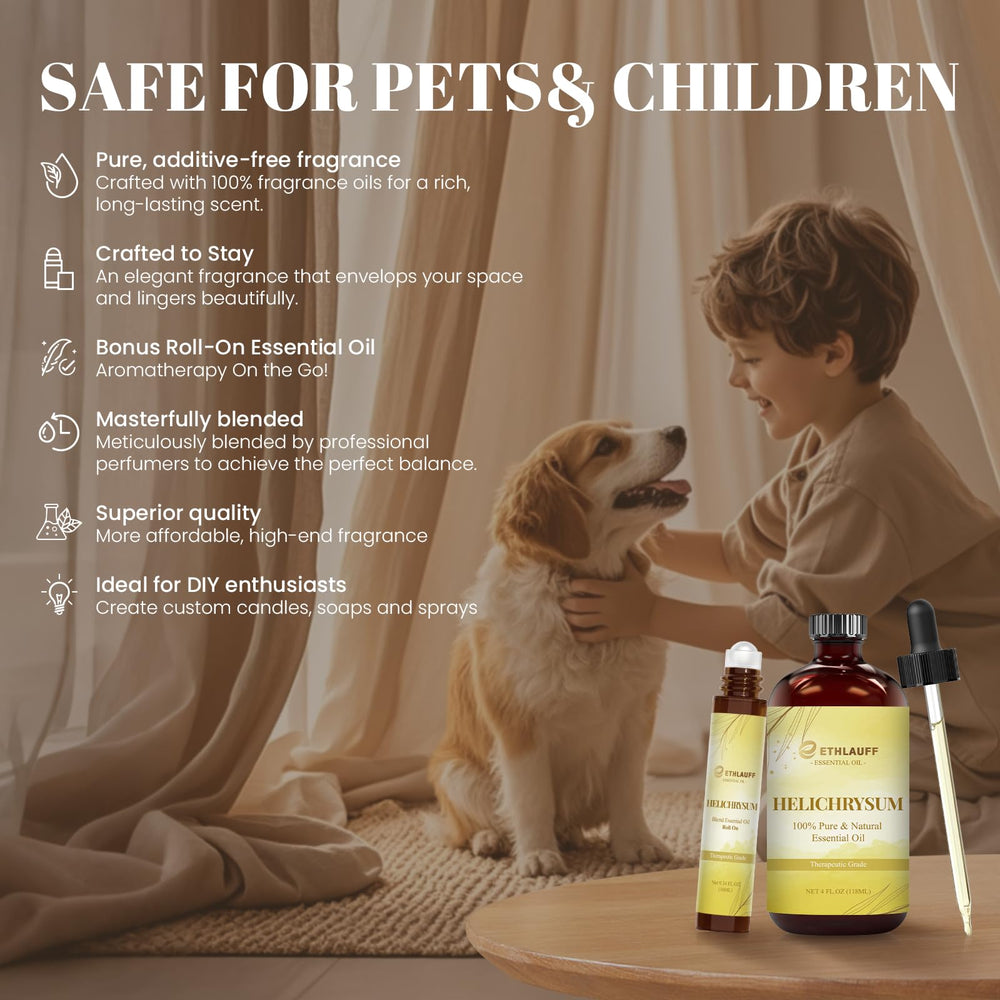 Gift-packaged Helichrysum essential oil set