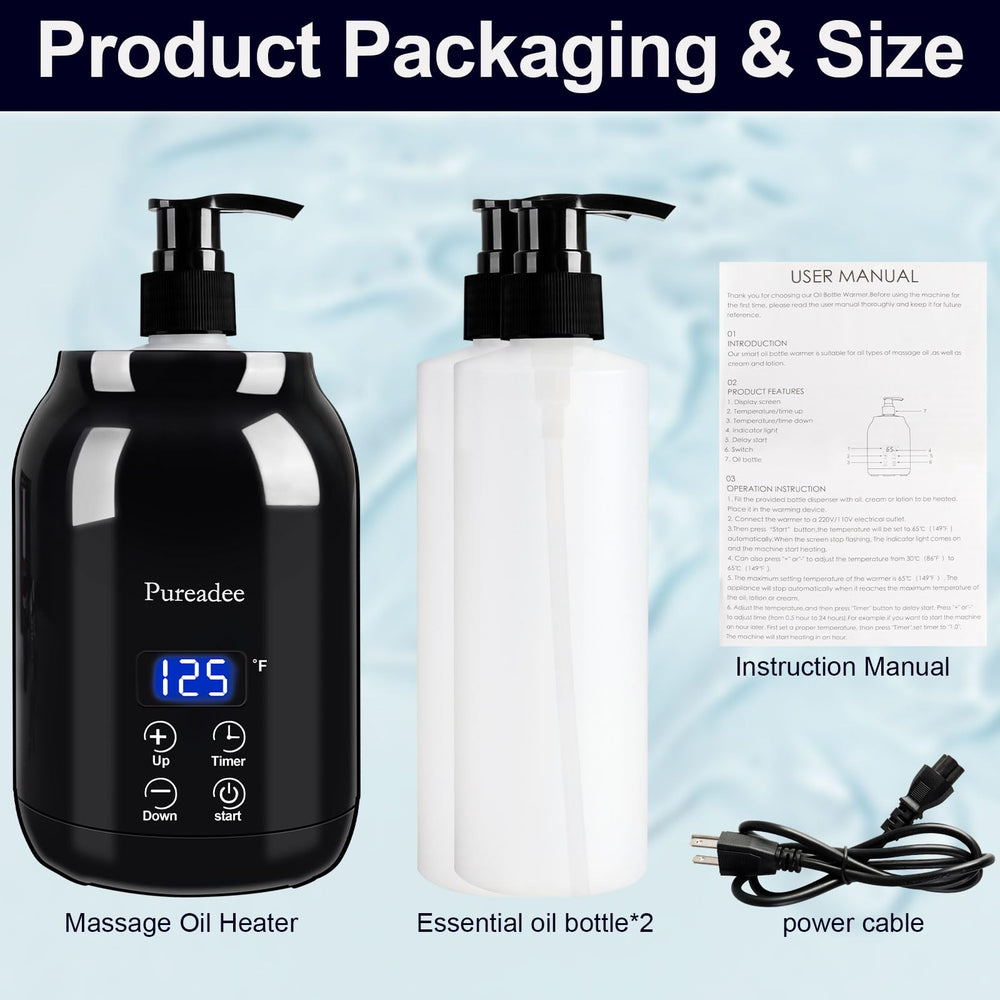 Gift-ready massage oil warmer packaging
