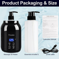 Gift-ready massage oil warmer packaging