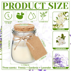 Gift-ready packaging for wedding candles