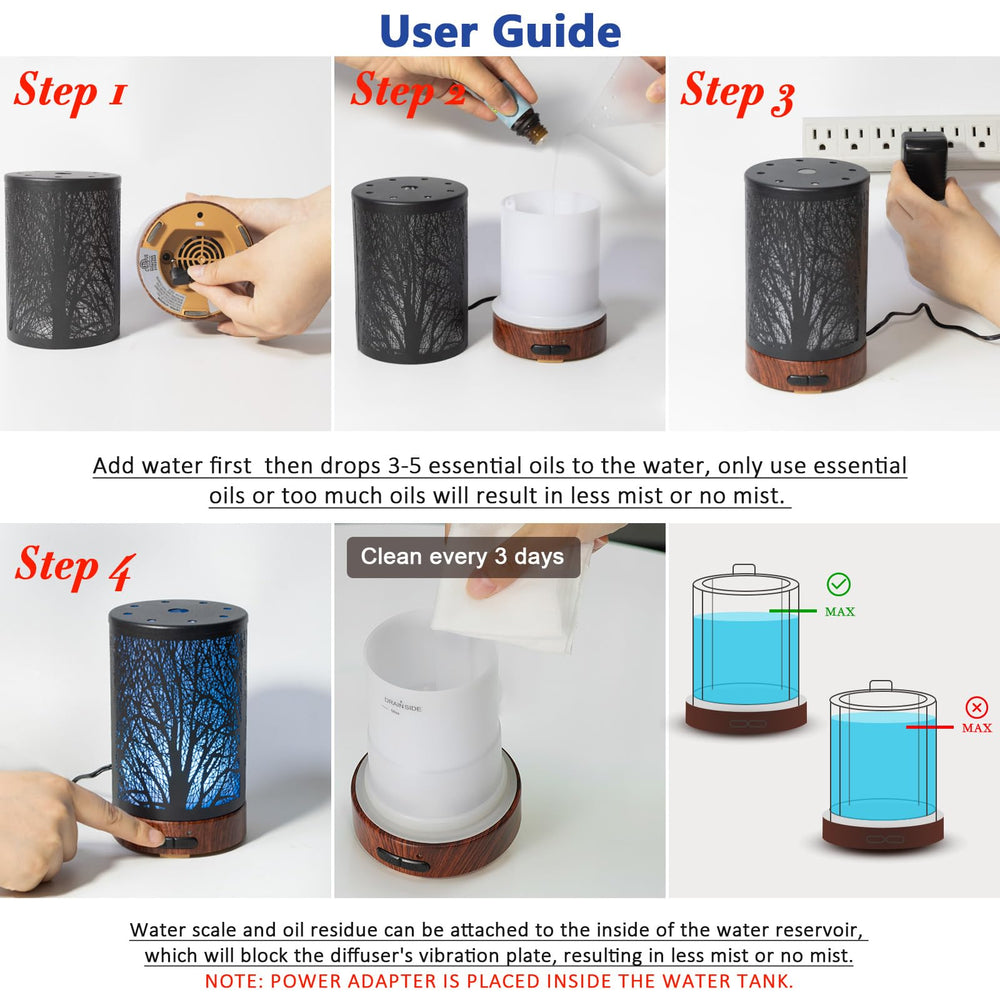 Gift-ready aromatherapy diffuser set for mom