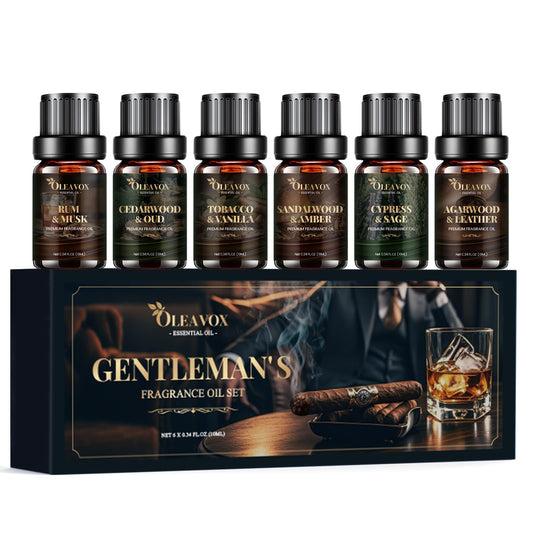 Gift box packaging for Men Essential Oils Gift Set