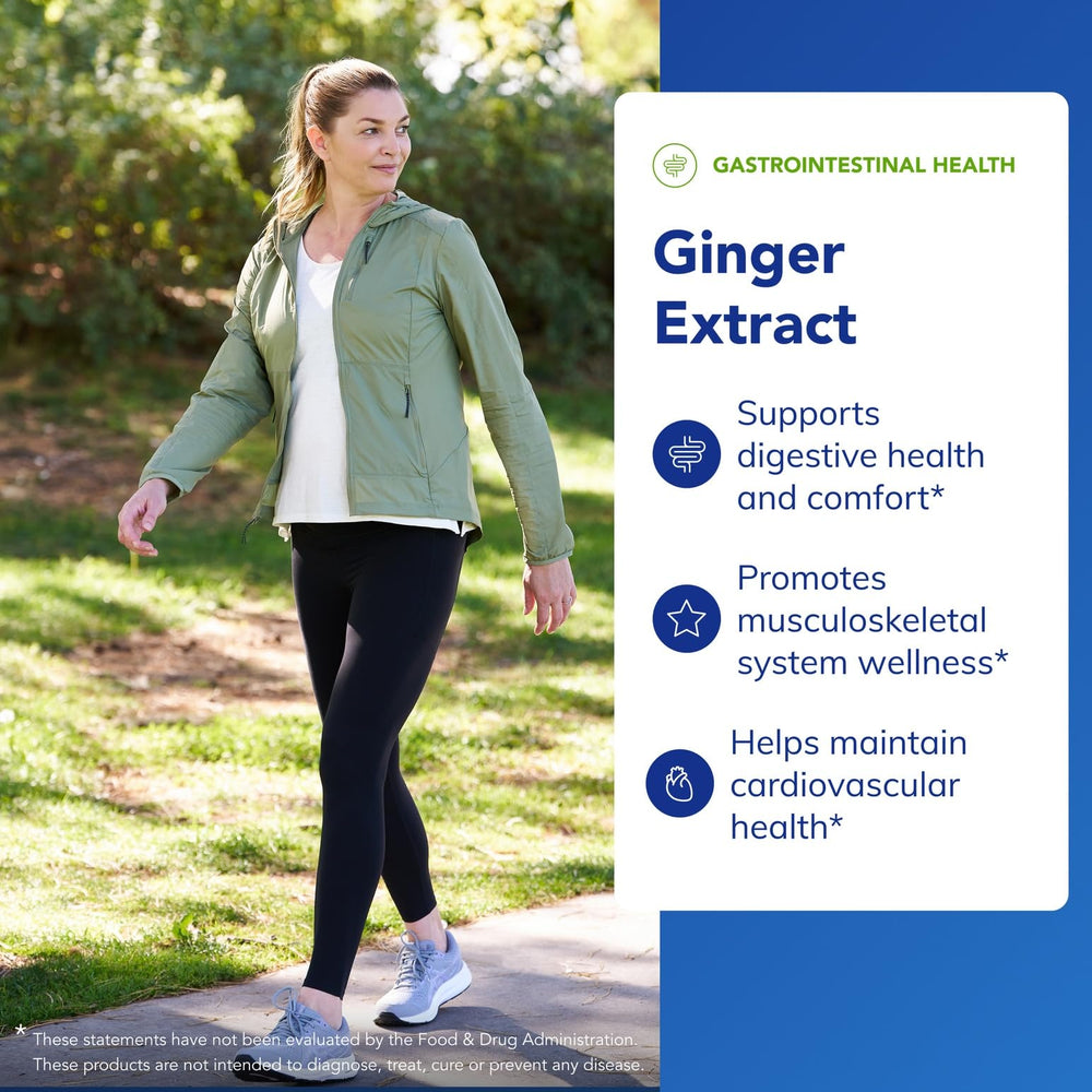 Ingredients panel for Ginger Extract