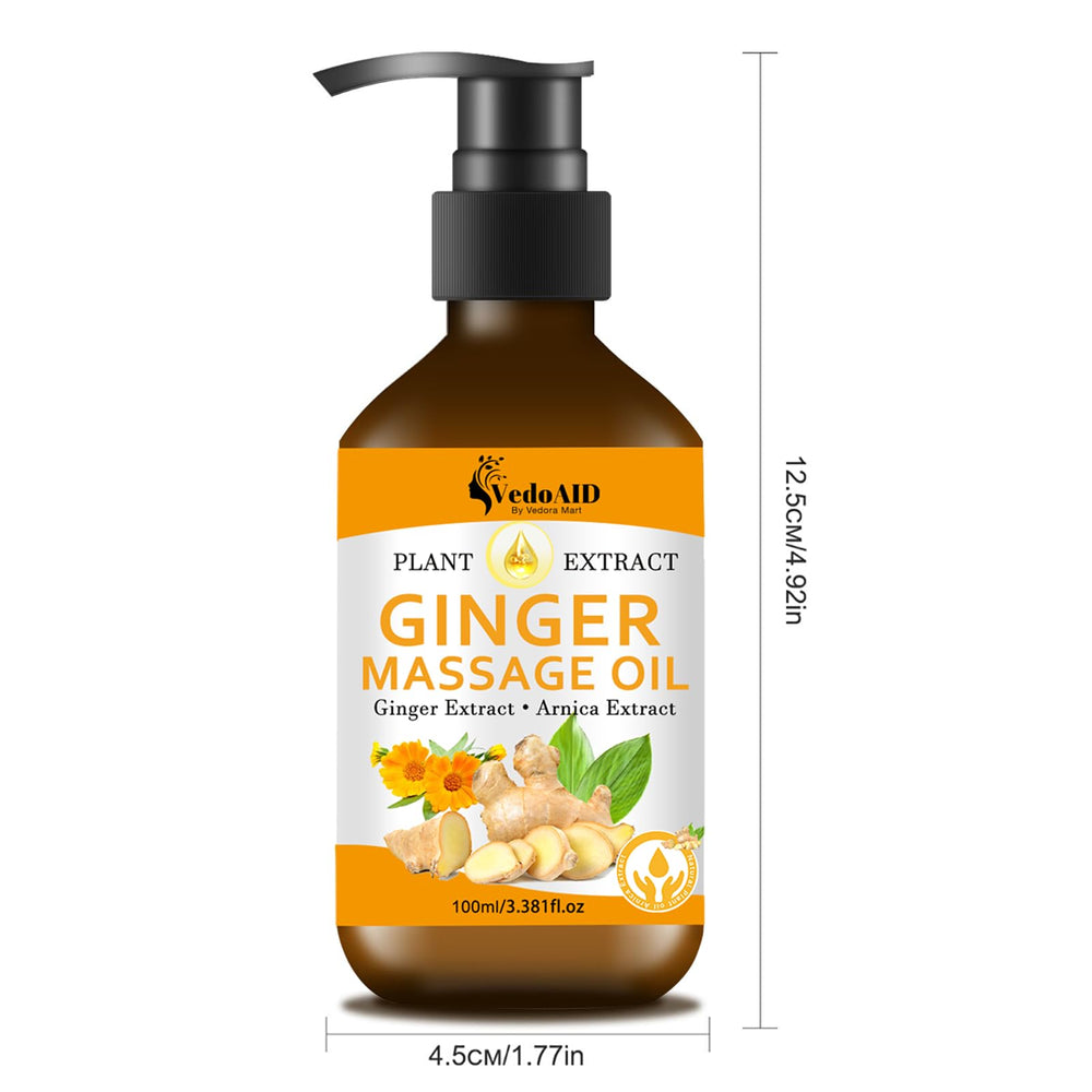 Relaxing spa setting featuring Ginger Massage Oil