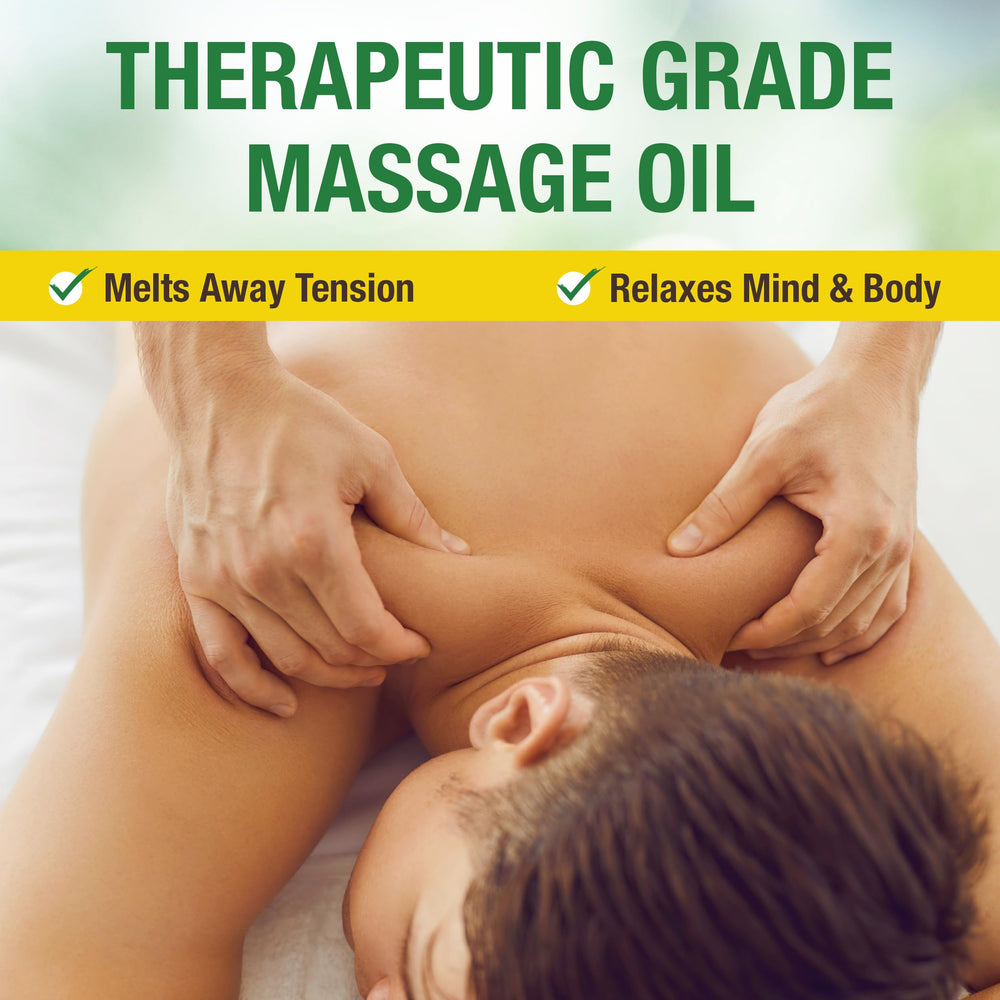 Ginger massage oil used for lymphatic drainage therapy