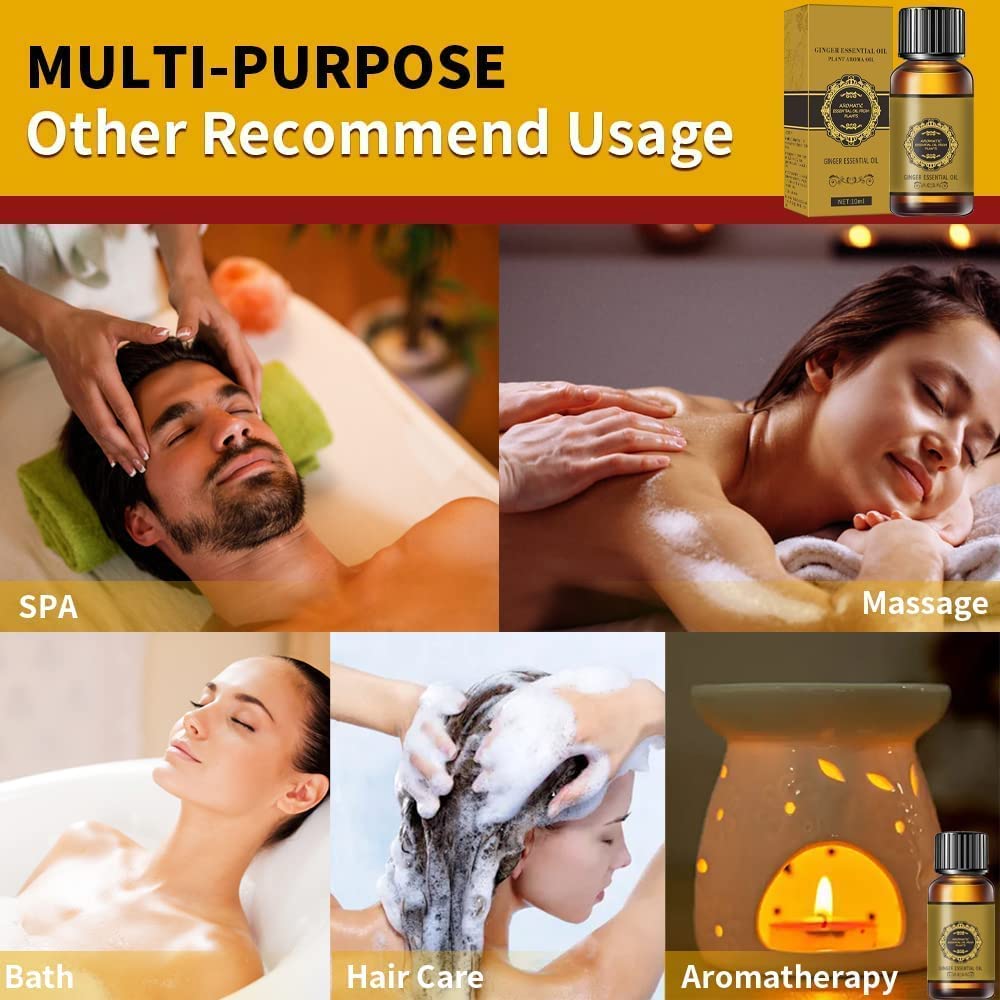 Gift set packaging for ginger oil