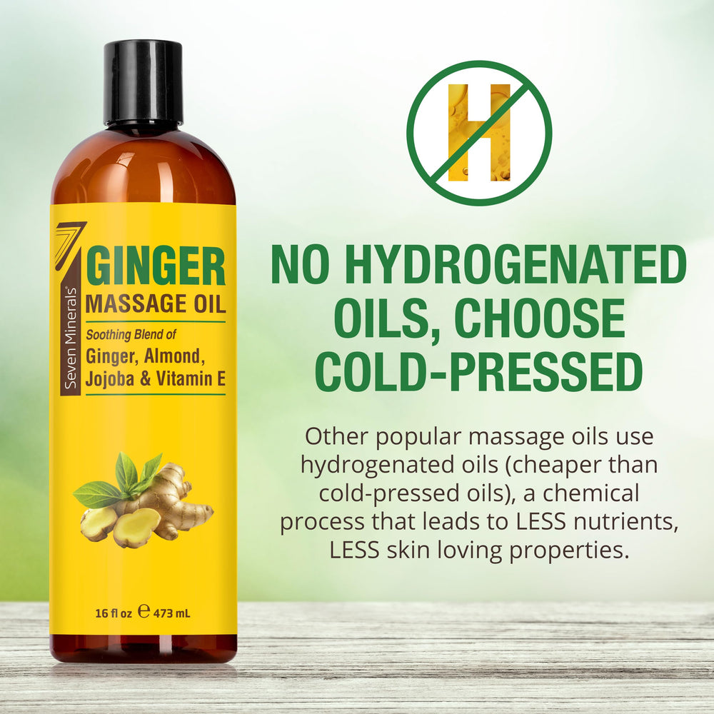 Ingredients: ginger, sweet almond oil, jojoba oil, vitamin E