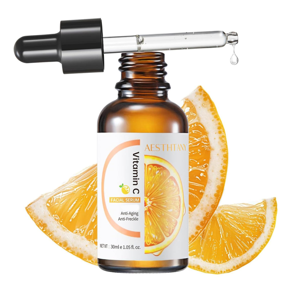 GINILOO Vitamin C Serum bottle front view showing hydrating formula with hyaluronic acid