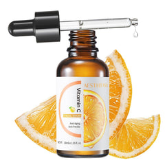 GINILOO Vitamin C Serum bottle front view showing hydrating formula with hyaluronic acid