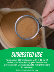 Ginkgo Biloba Leaf powder close-up