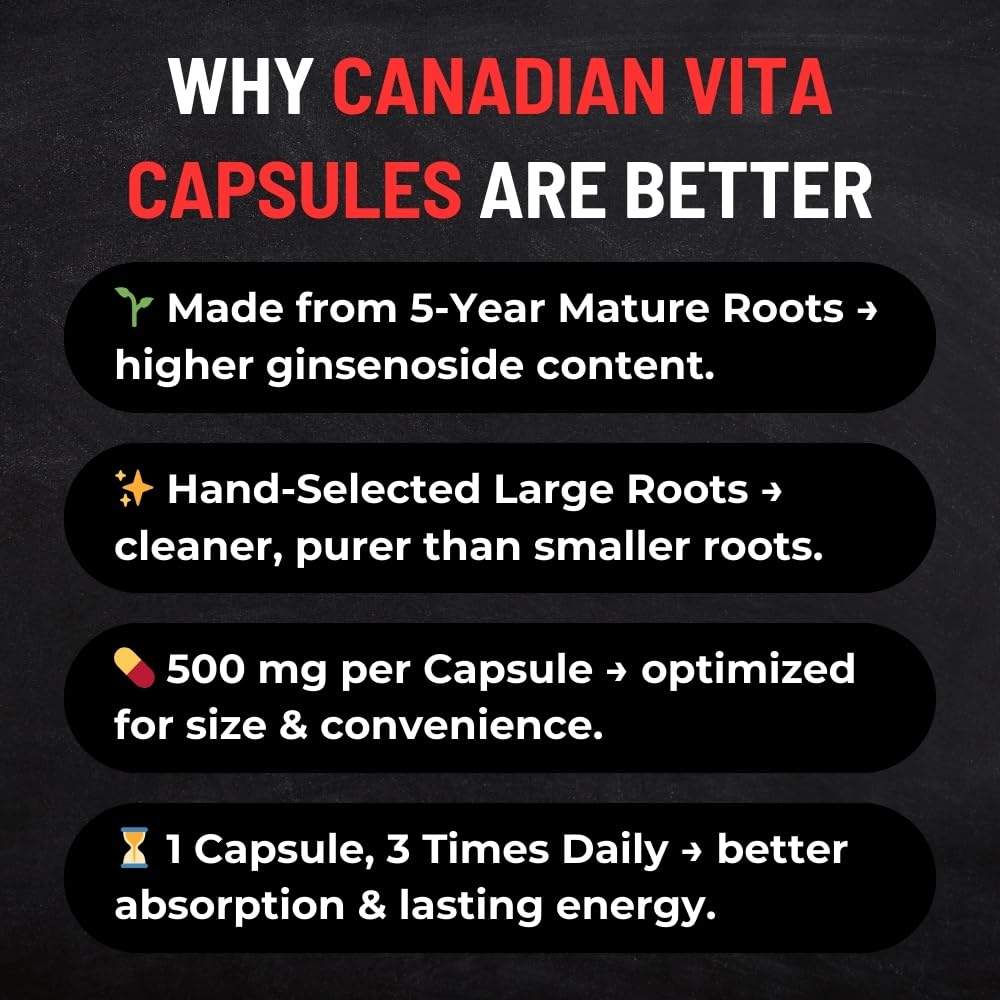 Ginseng root powder inside capsules