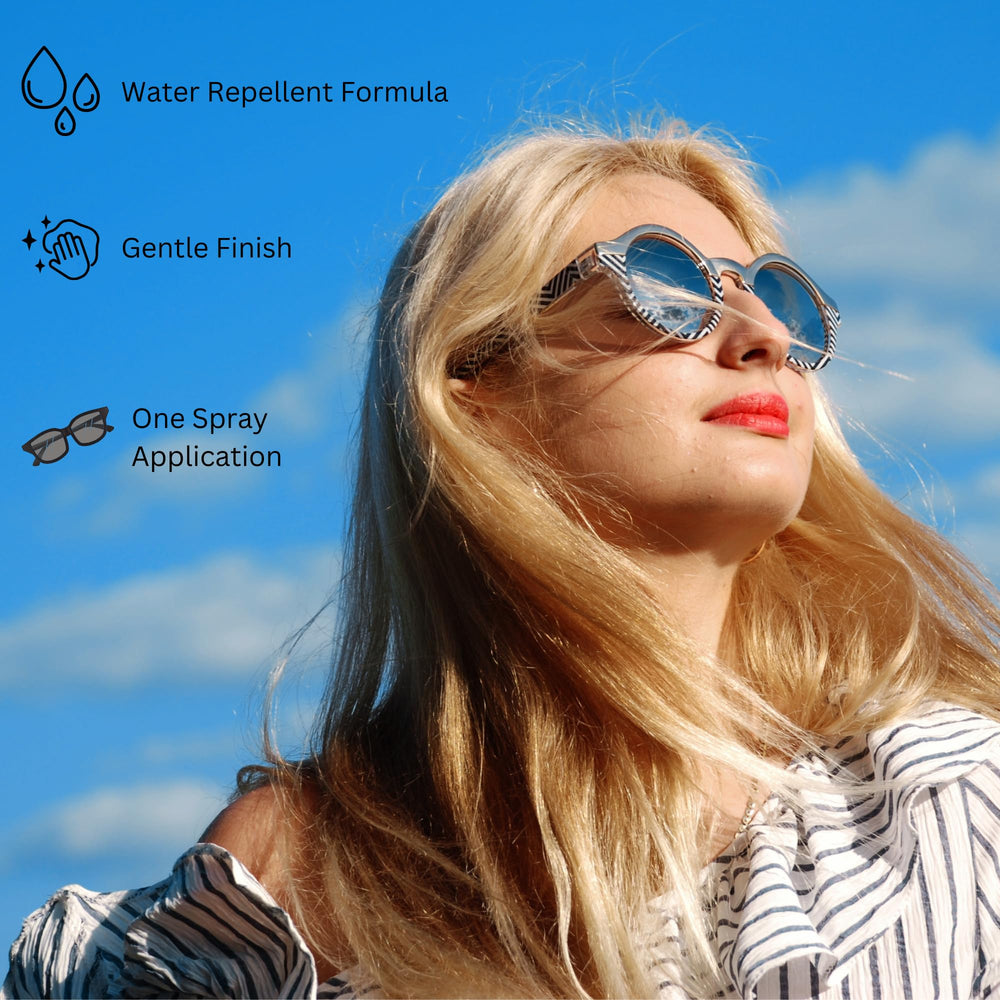 Anti-static lens cleaner effect on lenses