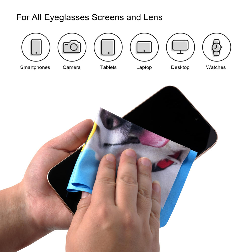 6x7 inch glasses cloth suitable for large screens and monitors