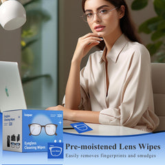 Wipes suitable for sunglasses, phone screens, and cameras