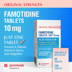 Glenmark Therapeutics label view highlighting active ingredient and dosage