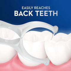 Floss pick showcasing sturdy design and grip