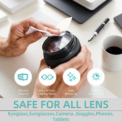 GlintFy lens wipes cleaning camera lens