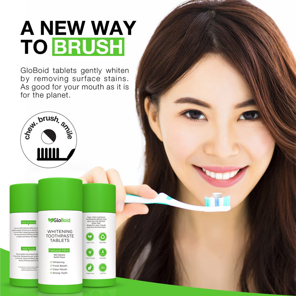 Toothpaste tablets suitable for travel and on-the-go use