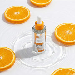 Global Beauty Care Vitamin C Serum dropper ready for daily skincare application