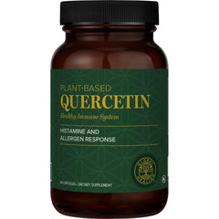 Global Healing Center Quercetin bottle with 60 capsules for immune support.
