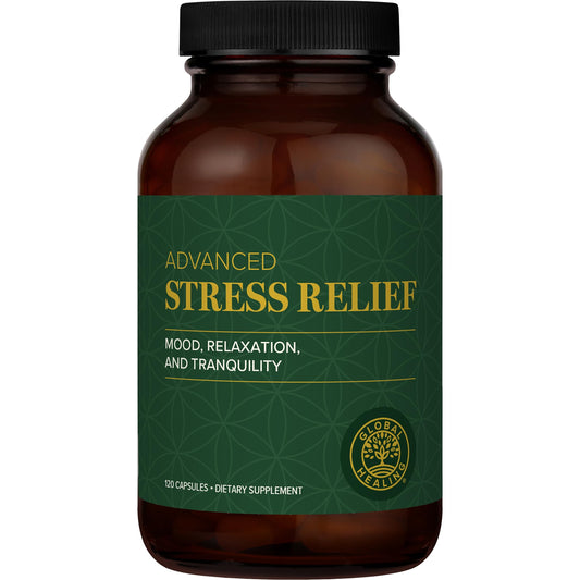 Global Healing Center Stress Relief bottle with Lithium Orotate