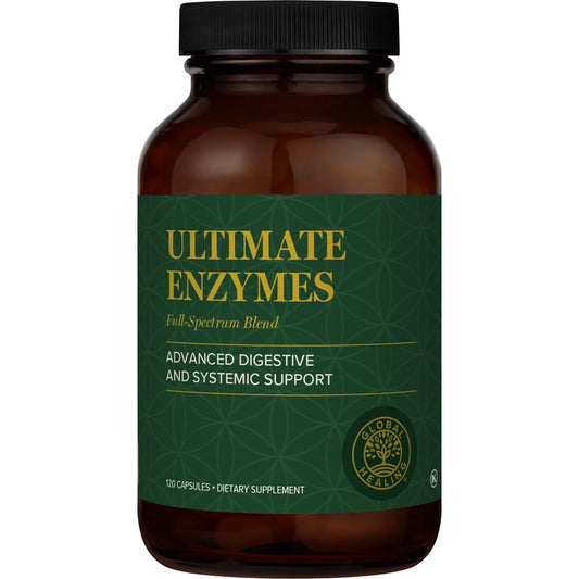 Global Healing Ultimate Enzymes bottle front view