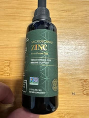 Global Healing zinc liquid product line branding and packaging