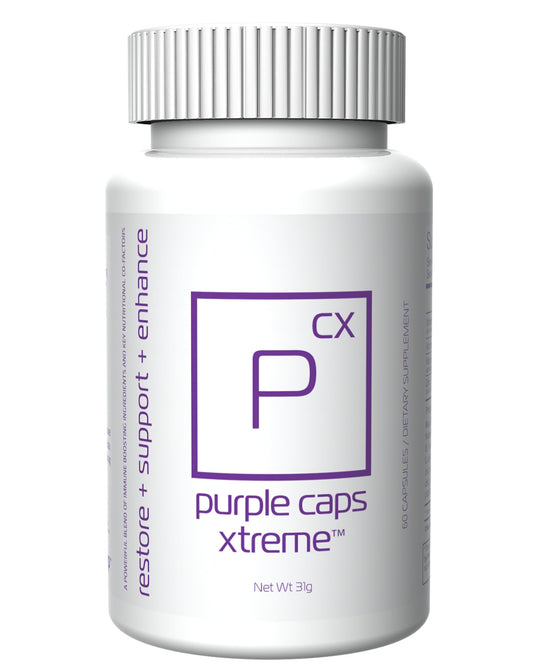 Global Purple Caps Xtreme bottle front view