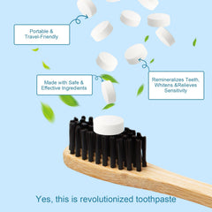 Cruelty-free and plastic-free GlorySmile chewable toothpaste tabs