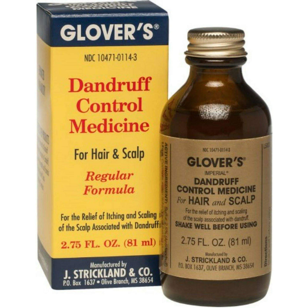 Glovers Dandruff Control Medicine Regular Formula bottle for sulfate-free scalp care