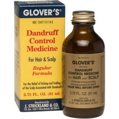 Glovers Dandruff Control Medicine Regular Formula bottle for sulfate-free scalp care