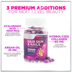 Close-up of glowing skin and healthy nails